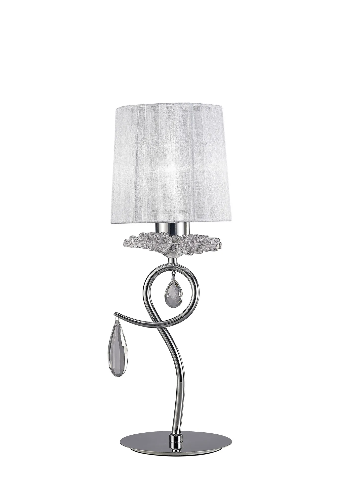 M5279  Louise Crystal 44cm 1 Light Table Lamp